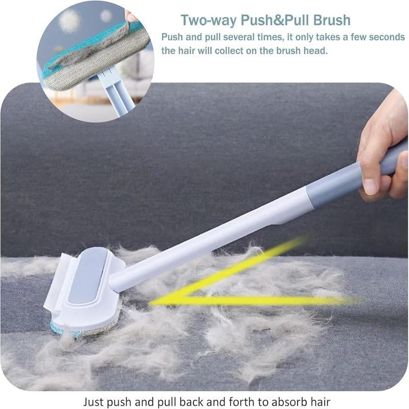 Multifunctional 3-in-1 Pet Hair Removal Tool for Furniture, Carpets, and Clothing - Ideal for Cats and Dogs