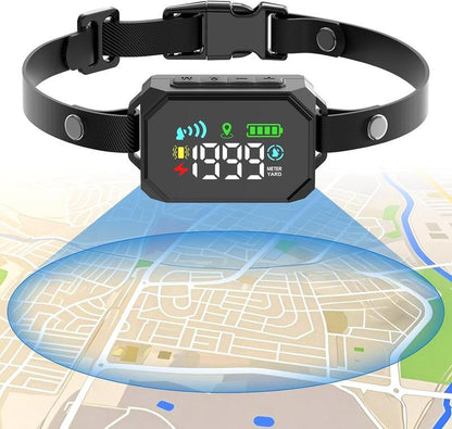 GPS Wireless Dog Fence System with Perimeter Collar, Adjustable Radius 33-1999 Yards, IPX7 Waterproof, Beep, Vibration, and Shock Correction for Pets Over 18 lbs